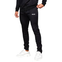 Ensemble de survêtement unisexe sur mesure avec logo personnalisé, fermeture éclair, surdimensionné, streetwear personnalisé, fermeture éclair noire extensible, ensembles de jogging pour hommes