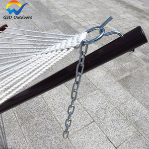 Alta calidad <span class=keywords><strong>hamaca</strong></span> doble <span class=keywords><strong>tela</strong></span> acolchada cama abatible con <span class=keywords><strong>madera</strong></span> estabilizador Bar <span class=keywords><strong>plegable</strong></span> al aire libre de Swing soporte <span class=keywords><strong>hamaca</strong></span> cama - Product Image 4