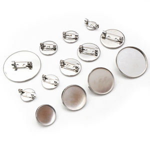 <span class=keywords><strong>Broche</strong></span> en acier inoxydable étanche broches Style Cabochon Base vierge <span class=keywords><strong>camée</strong></span> réglage breloques pendentif disque plateau bricolage pour la fabrication de <span class=keywords><strong>bijoux</strong></span> - Product Image 4