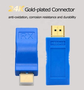 Khuyến Mãi Bộ Mở Rộng HDMI Full HD 1080P Màu Xanh Chuyển Đổi HDMI Sang <span class=keywords><strong>RJ45</strong></span> Cho Khoảng Cách Truyền 30M - Product Image 4