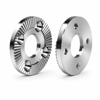 Adaptateur d'engrenage Rosette M6 haute précision à 4 trous en aluminium et acier inoxydable pour extension de poignée de rig d'appareil photo DSLR