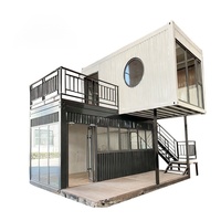Maison préfabriquée détachable écologique personnalisée, structure en acier galvanisé, résistante au feu et au vent, pour écoles et hôtels