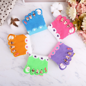 Bán Buôn Mô Hình Dễ Thương Năm Ngón Chân Vớ Phụ Nữ Vớ Dệt Kim Trong Một Kích Thước Cho Mùa Thu - Product Image 4