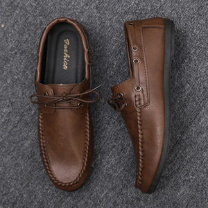 Zapatos informales de cuero PU <span class=keywords><strong>para</strong></span> hombre, zapatos de traje de negocios con punta en pico, vestido de <span class=keywords><strong>boda</strong></span> a la moda <span class=keywords><strong>para</strong></span> hombre, zapatos planos de vestir <span class=keywords><strong>para</strong></span> hombre - Product Image 5