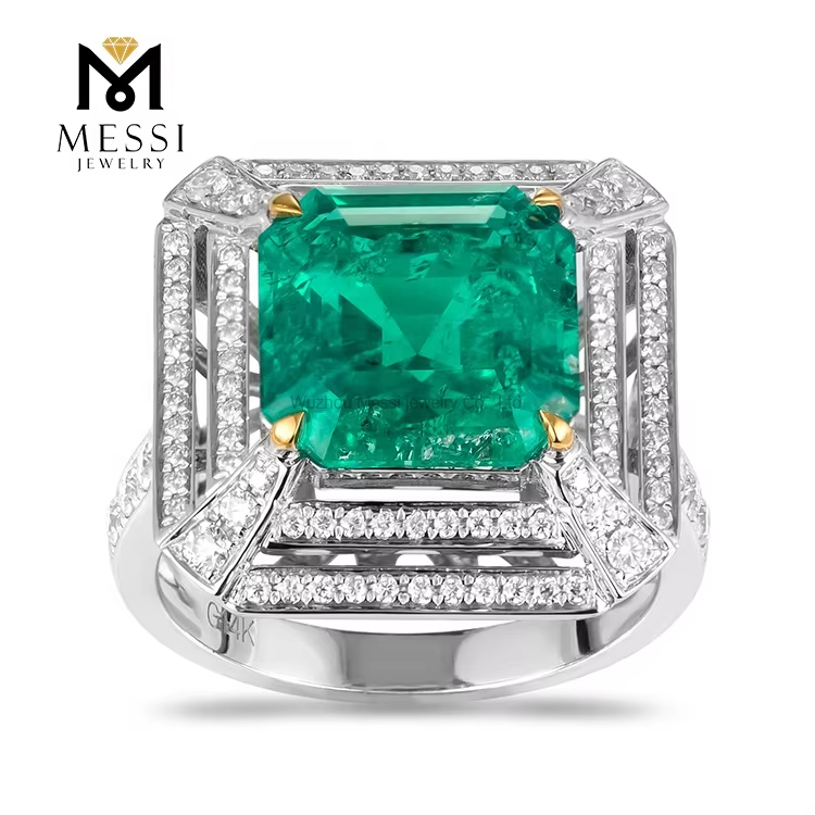 14k ไวท์/เยลโลว์/โรสโกลด์