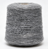 Fil fantaisie en mohair à poils longs 1/12Nm, doux et moelleux, mélange de fibres pour tricot à la machine ou à la main, idéal pour pulls, écharpes et vêtements personnalisés