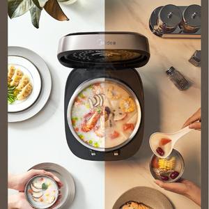 Cuiseur à riz Midea 4L en acier inoxydable 316L avec cuve intérieure non revêtue, cuisson rapide pour la maison et les dortoirs - Product Image 6