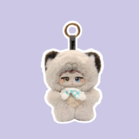 Miiloo MeowMoo Explorer MINI Boîte Mystère en Peluche, Porte-clés Animal en Peluche, Pendentif en Peluche Personnalisable avec Logo et Design de Personnage (ODM)
