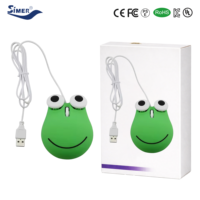 Souris filaire de dessin animé, motif tortue, mignonne, mini, USB, capteur optique, 3 boutons programmables, en stock