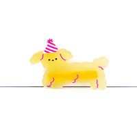 CANYUAN Jolie pince à cheveux en acétate jaune crème de style japonais 6 cm, design haute couture, accessoires pour cheveux pour femmes