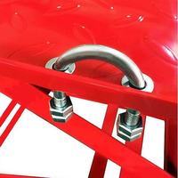 Table élévatrice à ciseaux pour moto Jierui, hydraulique et pneumatique, double entraînement, avec verrou de sécurité, pince réglable, modèle CE JRM1