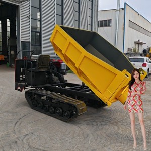 Moteur à essence pour l'extérieur Mini Dumper Loader Garden Mini Dumper Truck Crawler Dumper - Product Image 5