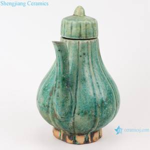 RZSP24 ชิ้นงานเซลาดอนขนาดใหญ่จากเตาเผาหลงฉวน ราชวงศ์ซ่ง แบบเปิด - Product Image 5