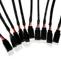 Harnais de câblage UAV personnalisé Molex 5016461800, connecteur en cuivre étamé pas de 2,0 mm vers câble PVC série J JR-3P pour drone