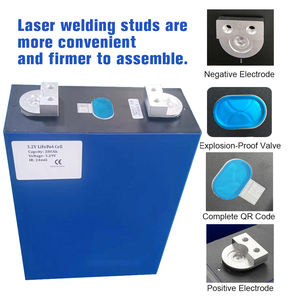 Lf280K เชื่อมต่อขั้วคู่สองขั้ว LF 280K 8000 <span class=keywords><strong>3</strong></span> 2V คลาส A <span class=keywords><strong>3</strong></span>.2V 280Ah Lifepo4แบตเตอรี่ลิเธียมไอออนแบบปริซึม - Product Image 2