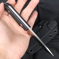 Lame en acier inoxydable durable extérieure personnalisée en usine poignée G10 couteau EDC à bord droit tranchant pour la pêche en camping