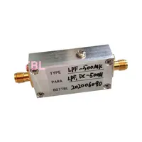 Filtre passe-bas 0.1M-1G Sma LPF 10k 100k 1M 2M 5M 10M 20M 30M 40M 50M 100M 110M 200M 500M 900M lc DC FILTER Amplificateur RF Radio