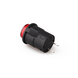 PBS-450K Interruptor de botão de travamento automático 2 saídas Red Brass 3A 250V entrega rápida para eletrodomésticos - Product Image 3