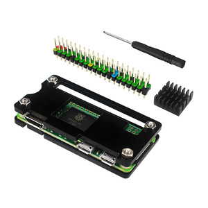 Boîtier transparent Raspberry Pi Zero 0 W 2W avec connecteur à broches, tournevis, refroidissement passif, boîtier Raspberry Pi - Product Image 1