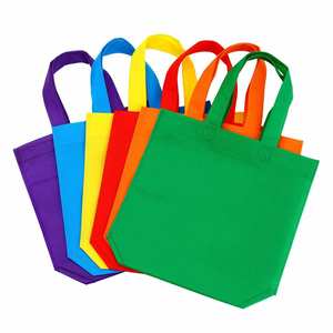 Sacs de transport en TNT non tissé personnalisés, imprimés pour les anniversaires, les mariages, les fêtes, les cadeaux de bonbons, colorés, écologiques et réutilisables - Product Image 1