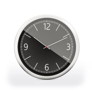 <b>Black</b> Rustic Hanging Quartz 10 Inch Plastic Silent Analog <b>Wall</b> <b>Clock</b> for Home Study Dorm Use - Product Image 1