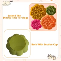 2025 vaisselle pour chien en silicone antidérapante lavable avec logo personnalisé pour chien et chat mangeant de la nourriture pour lécher le bol pour chien avec ventouse