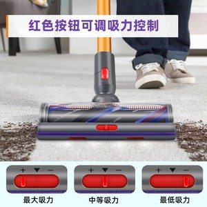 High Torque <strong>Brush</strong> Head for Dysons V11 V15 V10 V8 V7 Vacuum Cleaner Anti-Tangle <strong>Brush</strong> for <strong>Cleaning</strong> Carpets &amp; Hard Floors - Product Image 5