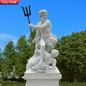 <span class=keywords><strong>Escultura</strong></span> de dios griego de Poseidón de mármol antiguo clásico - Product Image 2