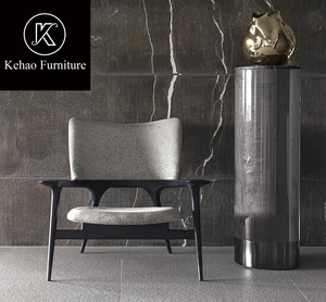 Fauteuil de loisirs en bois <span class=keywords><strong>noir</strong></span> moderne de haute qualité, fauteuil de salon rembourré, canapé, chaises de salon - Product Image 3