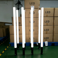 Luz de Tubo LED de 5 pies, Luces de Escenario con Batería Recargable para DJ, Luz de DJ Alimentada por Batería