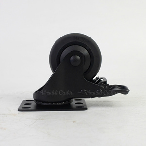 Roues pivotantes en acier inoxydable durable avec design anti-corrosion et mobilité fluide, options disponibles de 3, 4 et 5 pouces - Product Image 2