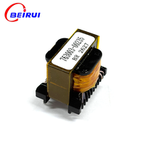 Transformateur Flyback Vertical BAIRUI EE33 763003-00235, Isolation Marron, Noyau en Ferrite, Certifié RoHS CE ISO9001, -40~125°C