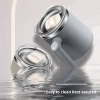 Tasse à eau portable à double couche isolée en acier inoxydable 304 Design moderne tasse à thé et à café de bureau couvercle anti-brûlure pour les voyages