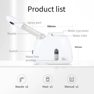 Pulvérisateur facial chauffage brouillard chaud vapeur soins de la peau hydratant beauté pores nettoyant arôme à la vapeur à base de plantes humidificateur SPA Machine - Product Image 5