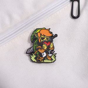 En gros, meilleures ventes : Épingles de revers en métal et badges en émail à motifs de personnages de films américains, de dessins animés et d'anime, économiques, pour vêtements - Product Image 4