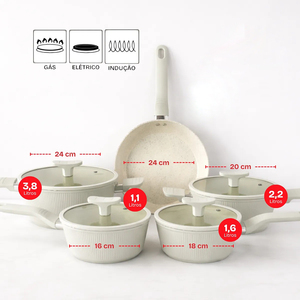 High Quality Ceramic Coated <b>Pot</b> Pan Silicone Glass Lids Soft Touch Handle Non Stick 9Piece Forged Aluminium Cookware <b>Set</b> - Product Image 2