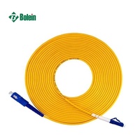 Kabel jaringan kecepatan tinggi SC-LC/UPC konektor Mode tunggal SM SP Simplex OS2 9/125 1m 3m 5m 10m 20m kabel Patch serat optik