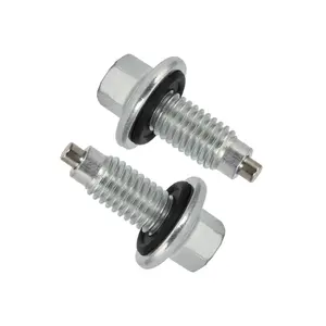 Direct Manufacturer Customized M8 M10 M12 M14x1.5 M20*1.5 Aluminum stainless steel Magnetic Oil Pan Drain Bolt Plug/