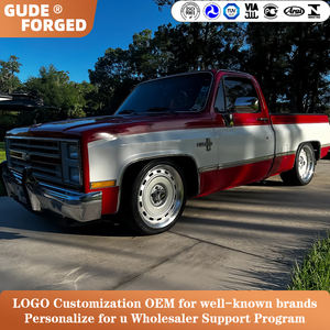 Ruedas Clásicas Retro Escalonadas GUDE de <span class=keywords><strong>15</strong></span>, <span class=keywords><strong>17</strong></span>, 18 y 20 Pulgadas, Aptas para GMC Sierra, Chevy C10, K5 Blazer, Silverado, Suburban - Product Image 3