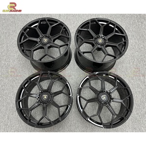Jantes en alliage d'aluminium forgé pour Lamborghini URUS Huracan Aventador SVJ 22 23 24 pouces, bloc central personnalisé, kit carrosserie - Product Image 4