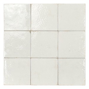 Piastrella Bianca Vejer 15 X 15 Cm, Spessore 7,5 Mm, Finitura Lucida, Bordi Irregolari - Product Image 2