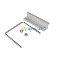 Pince de fixation pour panneau solaire à double trou, pince en U universelle, support de fixation d'extrémité solaire