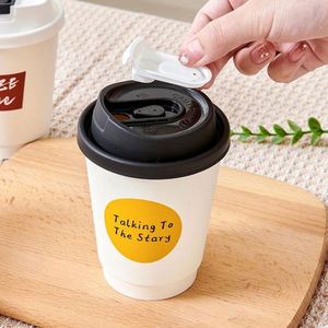 แก้วกาแฟกระดาษแบบใช้แล้วทิ้งขนาด 16 ออนซ์ หนาพิเศษ สองชั้น ผลิตจากเยื่อกระดาษบริสุทธิ์ สำหรับเครื่องดื่มร้อน ทนความร้อน ใช้ได้กับชานม - Product Image 3