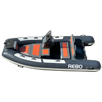 Bateau de pêche Zodiac 14ft Sport RIB420 PVC/Hypalon/Orca bateau pneumatique rigide en aluminium à vendre