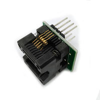 SOIC8 SOP8 to DIP8 EZ Programmer Adapter 150mil 200mil 8-Pin IC Socket for EEPROM Flash BIOS Chip Programming Conversion Board
