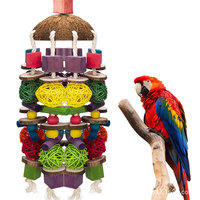 Interactivité Mouvement Jouets pour animaux de compagnie Accessoires pour cages à oiseaux, y compris pont suspendu pour balançoire Perroquets décoratifs pour oiseaux transfrontaliers