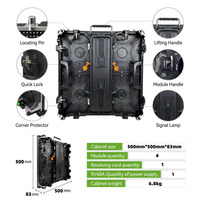 Panel de Video LED para Exteriores Vishow6.0 P3.91, 500x500mm, 4500CD, 7680Hz, IP65, HDR10/HDR10+, Legible Bajo la Luz Solar, Color de 16 Bits