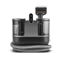 Nettoyeur de tapisserie à vapeur 1000W économe en énergie 20KPa forte aspiration 3 modes vapeur d'eau chaude froide double réservoir