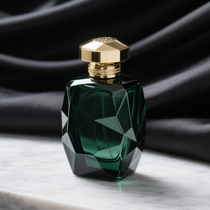 ODM OEM <b>Empty</b> 30ml 50ml 100ml Perfume <b>Bottles</b> Irregular Shape Glass Perfume <b>Bottles</b> Purple Electroplating Perfume <b>Bottle</b> - Product Image 4