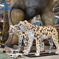 Véritable léopard sauvage parc haute Simulation modèle Animal léopard animatronique